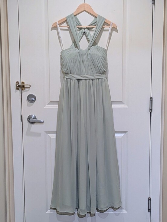 Azazie Dresses & Skirts - EUC Azazie 2 Agave Pale Green Hillian Bridesmaid Formal Dress